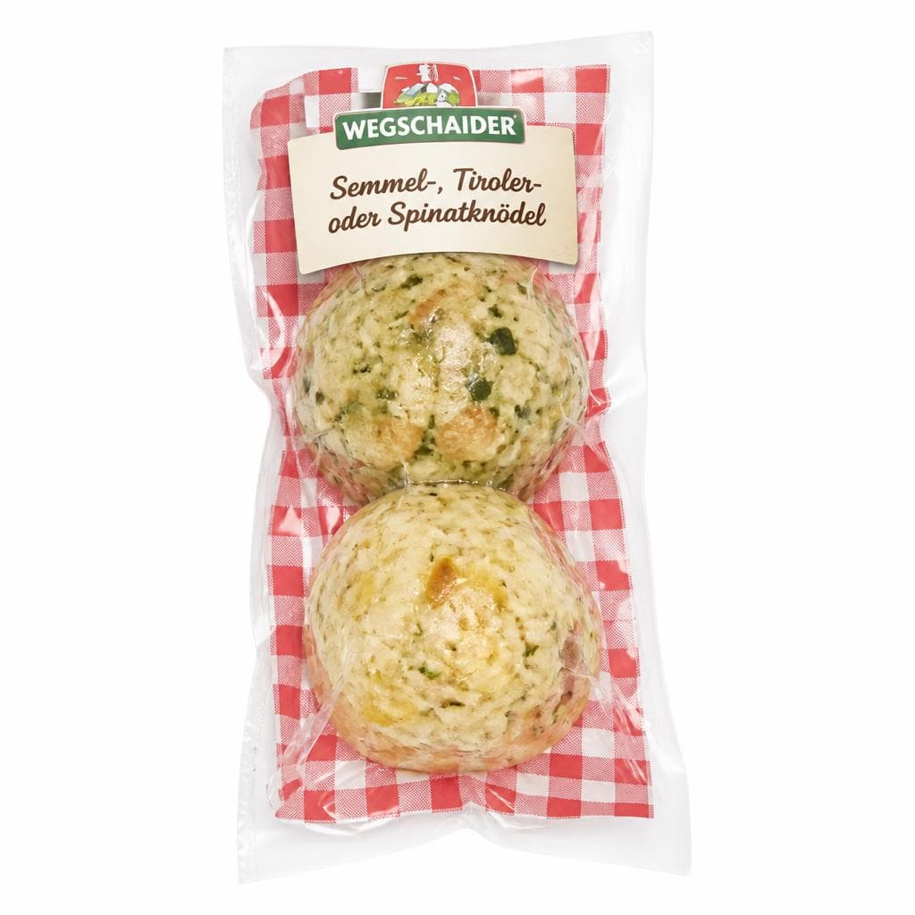 Wegschaider Semmel-, Tiroler- oder Spinatknödel, 2 Stück, 280 g – Maximarkt