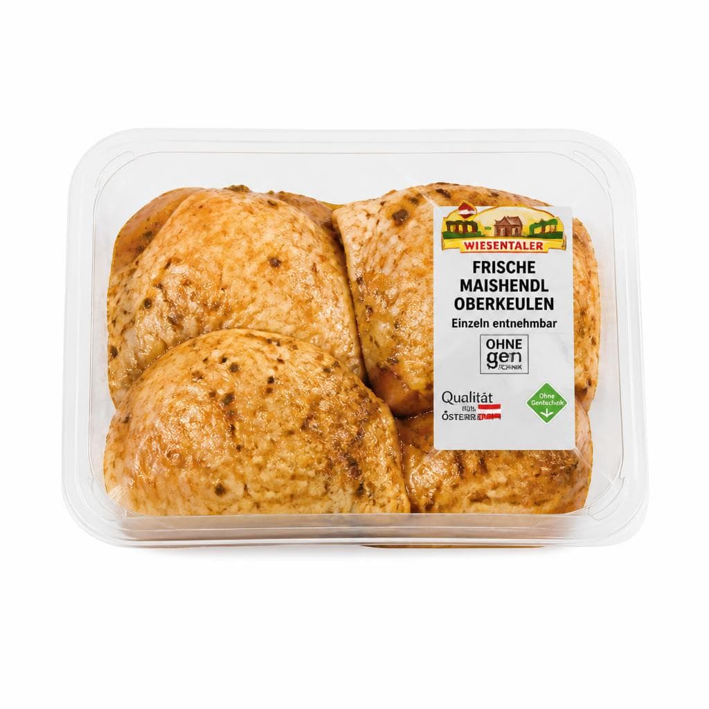 Frische Maishendl Oberkeulen, Je 1 kg WIESENTALER – Lidl