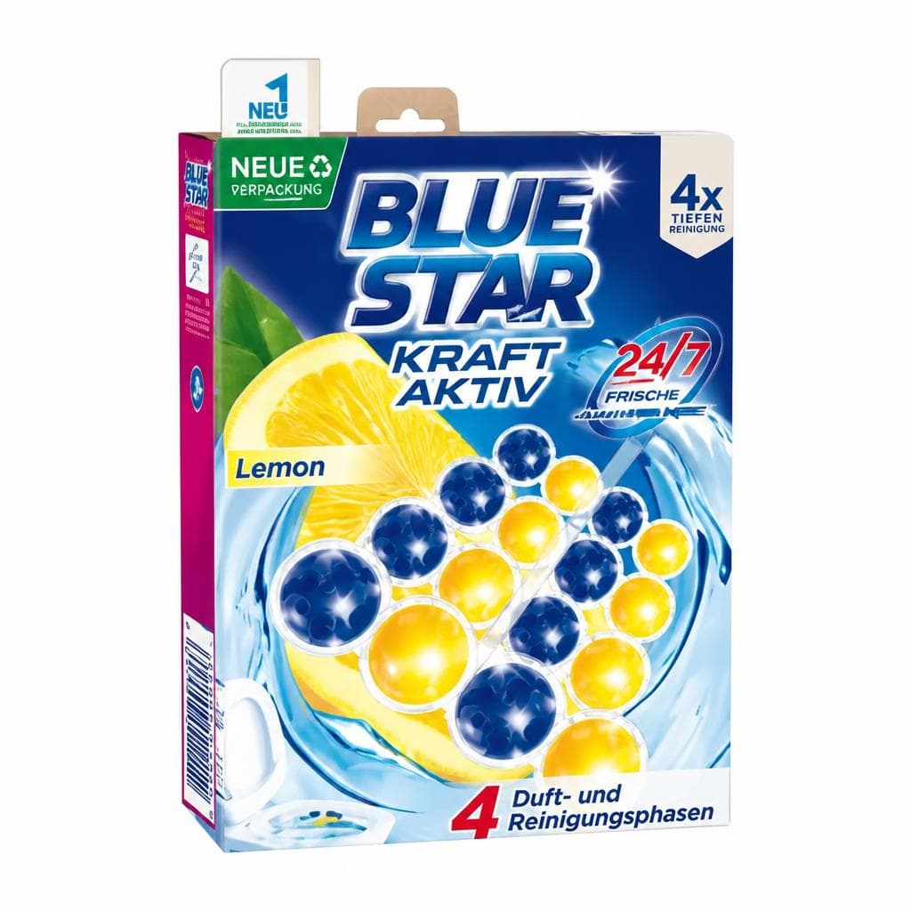 Blue Star Quattro WC Steine, 4-Stück-Packung – MPREIS