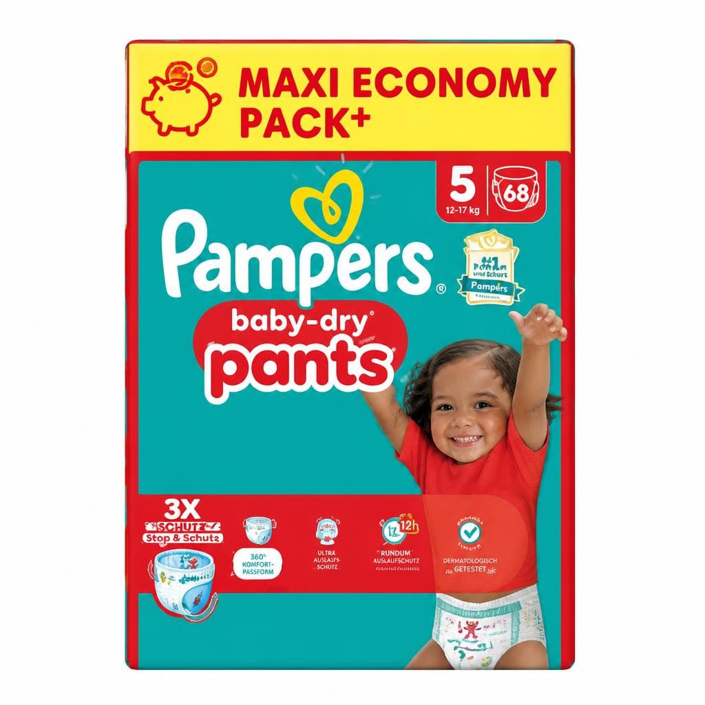 Pampers baby-dry Windeln oder Pants, Maxi Pack – Interspar