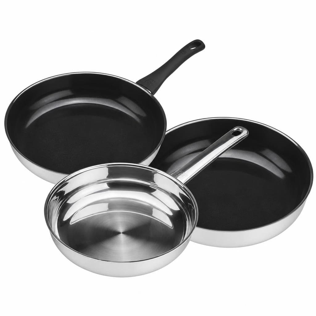 SIMPEX PROFESSIONAL Edelstahl-Pfanne by Didi Maier, 24 cm – Interspar