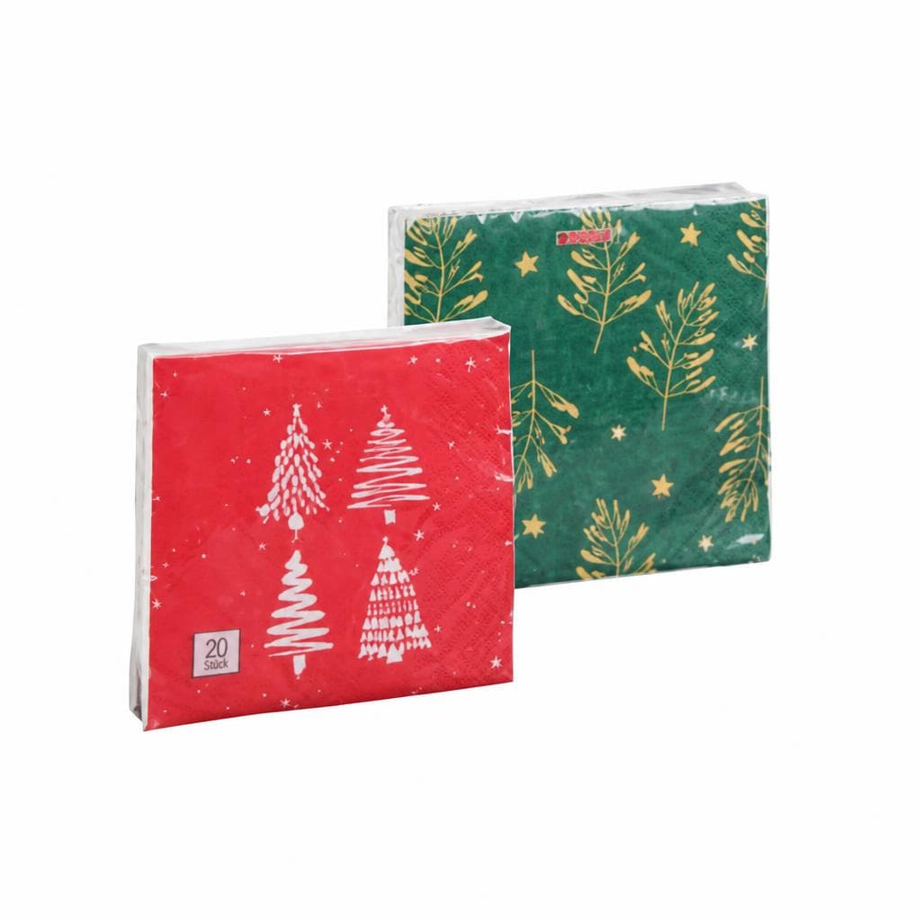 Weihnachtsservietten, 24 x 24 cm – Eurospar