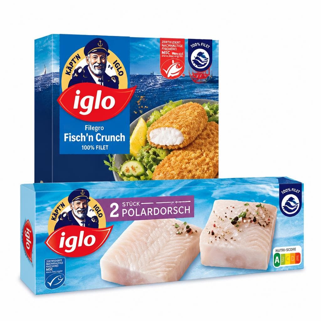 Iglo Polardorsch, Scholle, Polardorschfilet oder Fisch'n Crunch, 225 g - 400 g – Maximarkt