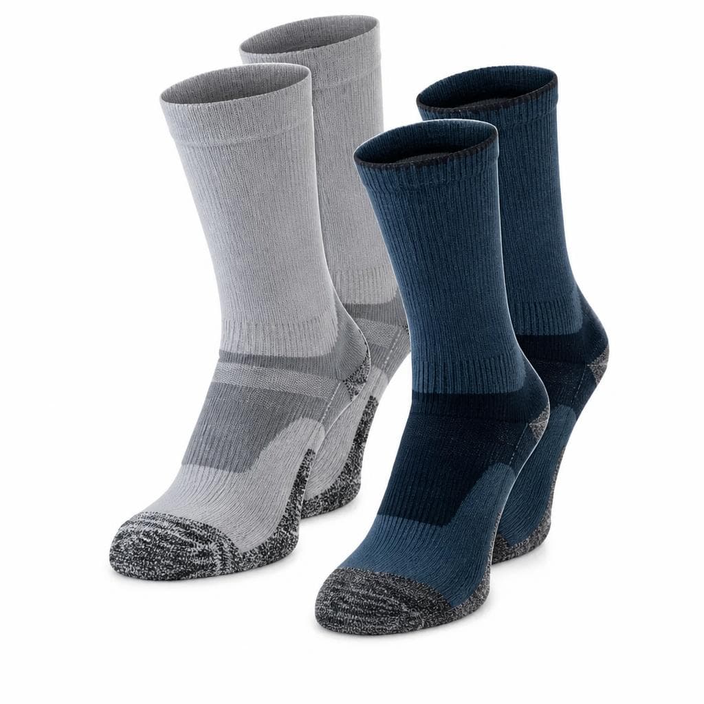 Damen-/Herren-Merino-Wolle-Socken, 2 Stk. CRANE – Hofer