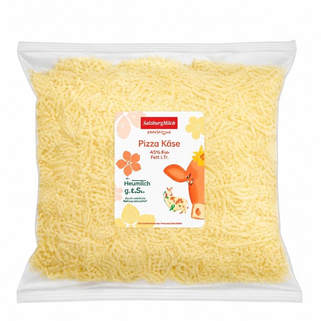 Salzburgmilch Pizzakäse, 400 g – Penny