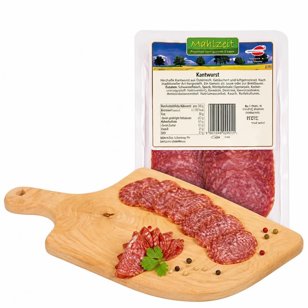 Kantwurst/Haussalami 100 g Mahlzeit Angebot bei Norma