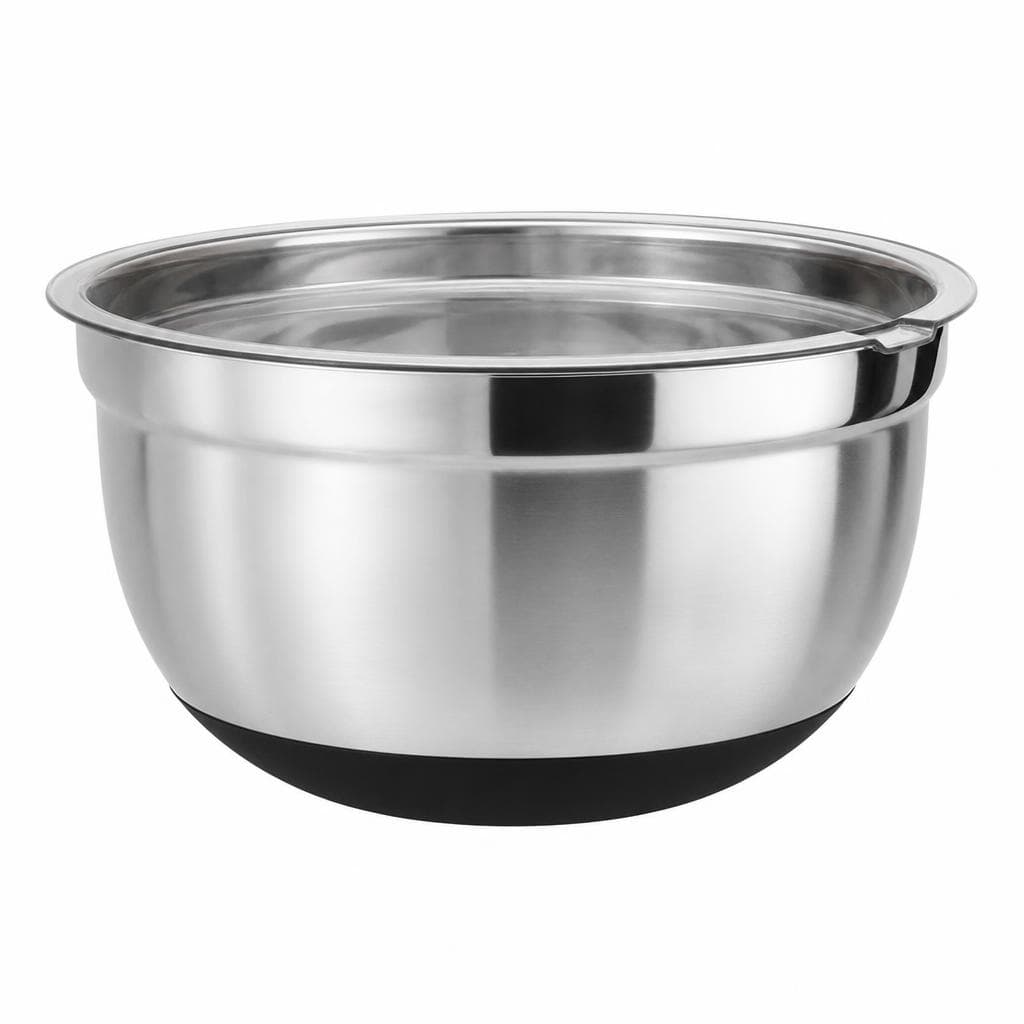 CASA ROYALE Rührschüssel mit Silikonfuß, ca. 2800 ml – Norma