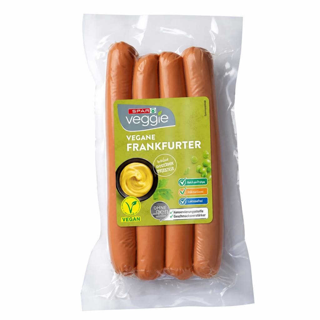 SPAR Veggie vegane Frankfurter oder vegane Mini-Grill-würstel, 180-240 g – Spar