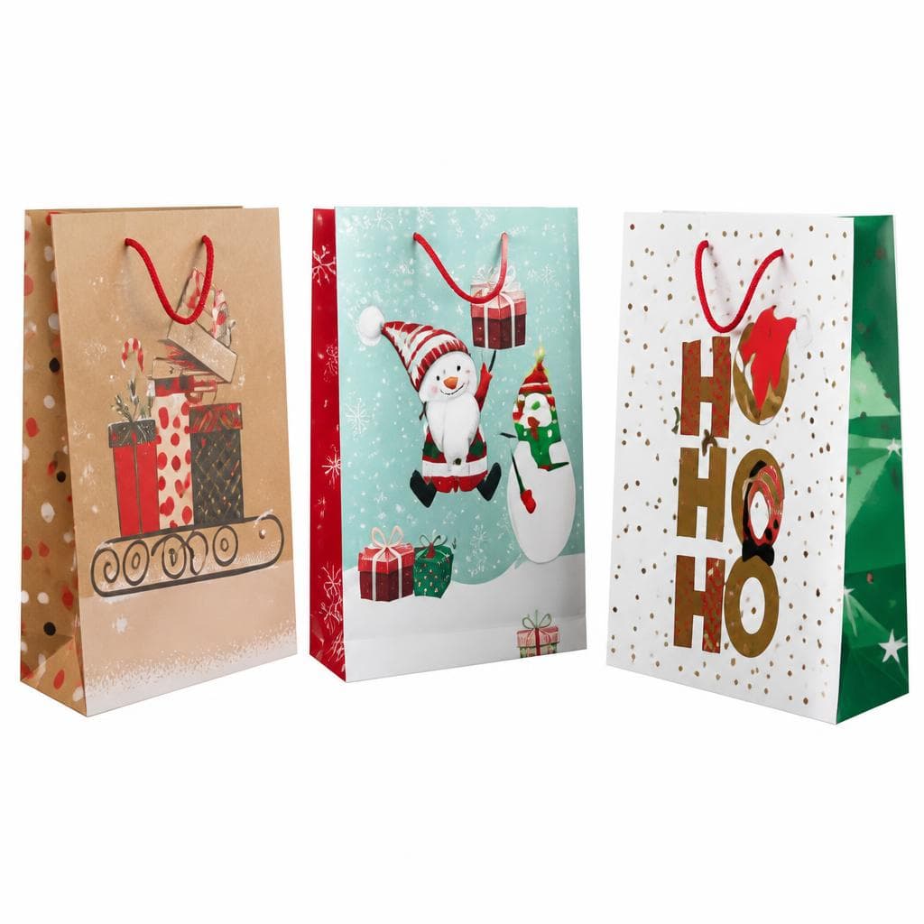 Maxi-Geschenktaschen, 3er-Set CREATELI – Norma