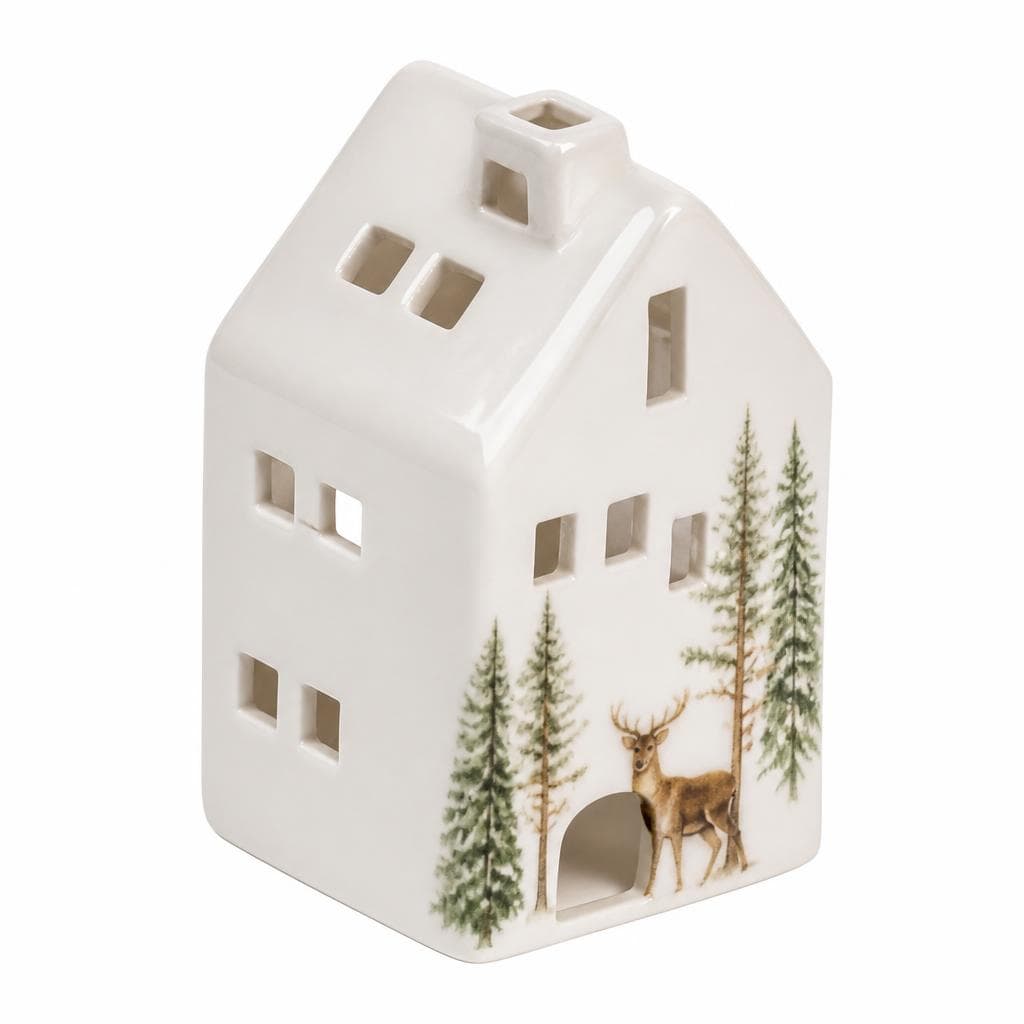 Windlicht-Haus, ca. 10,5 x 6,5 x 6 cm – NKD