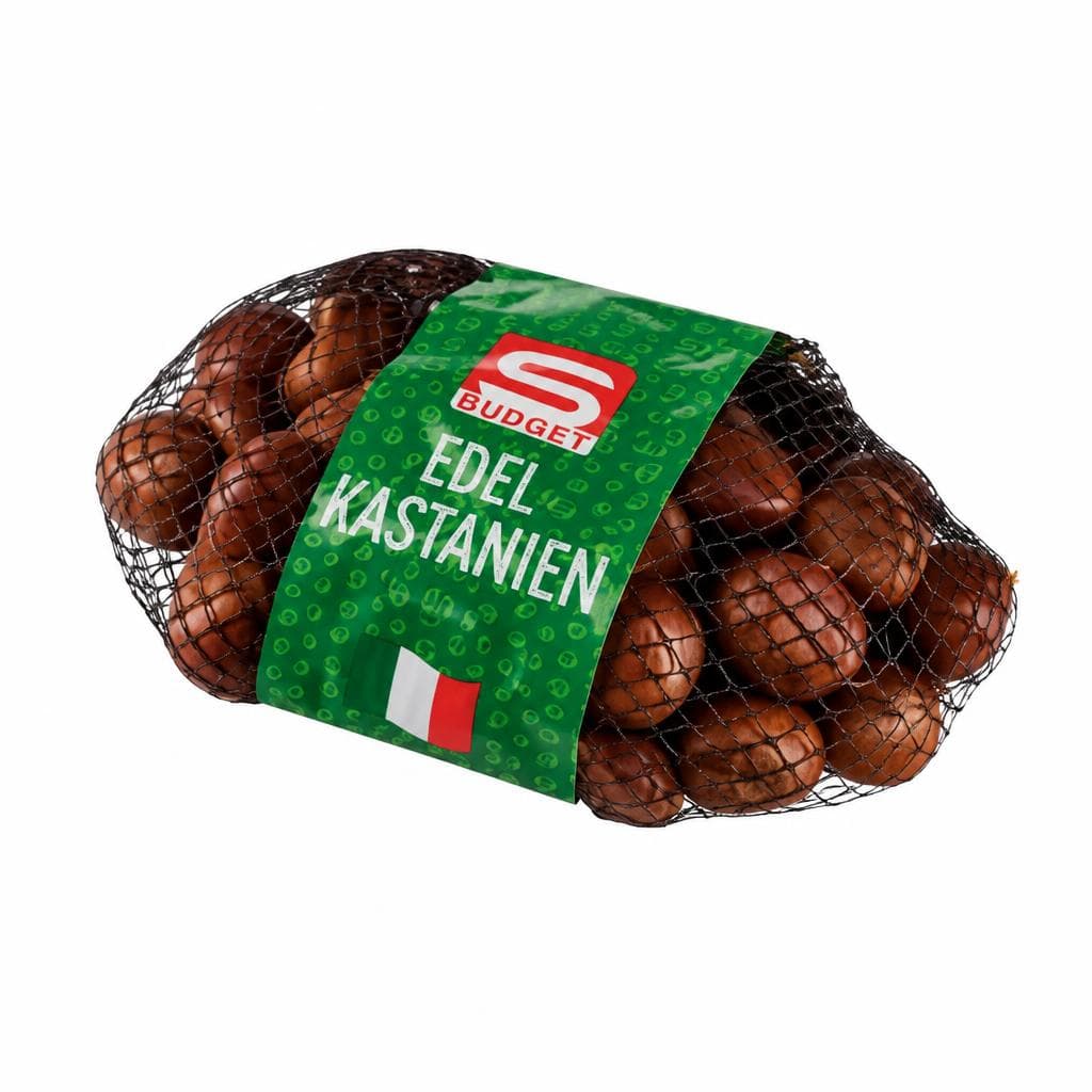 S-Budget Edelkastanien, 400 g Packung – Maximarkt