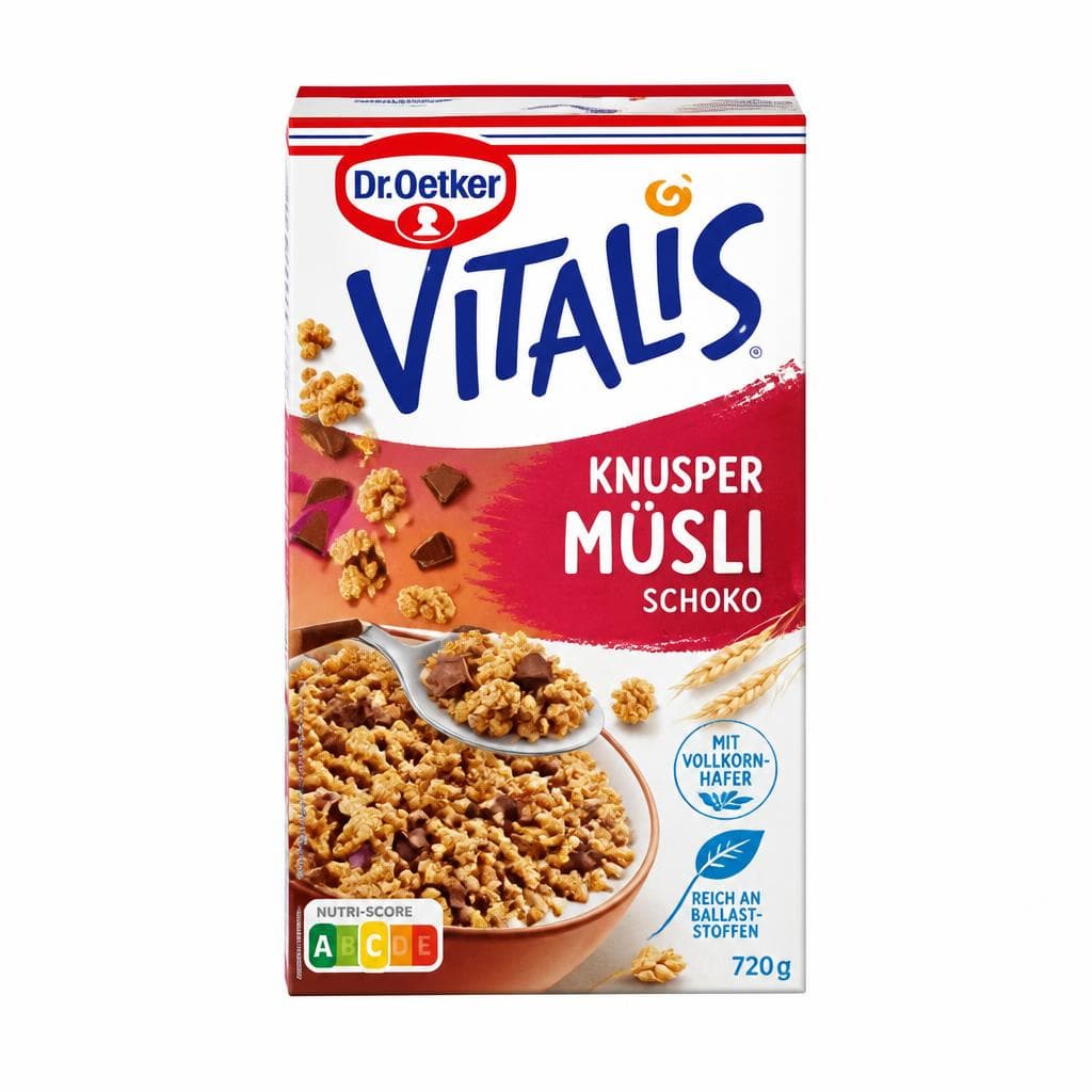 Vitalis Müsli, 500 g + 20% gratis / 600 g + 20% gratis Dr. Oetker – Norma
