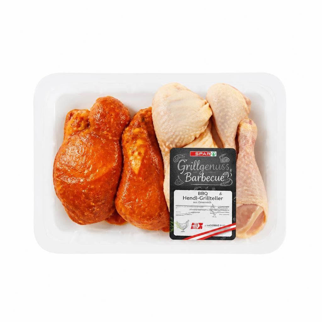 SPAR BBQ Hendl-Grillteller aus Österreich 600 g Angebot bei Interspar