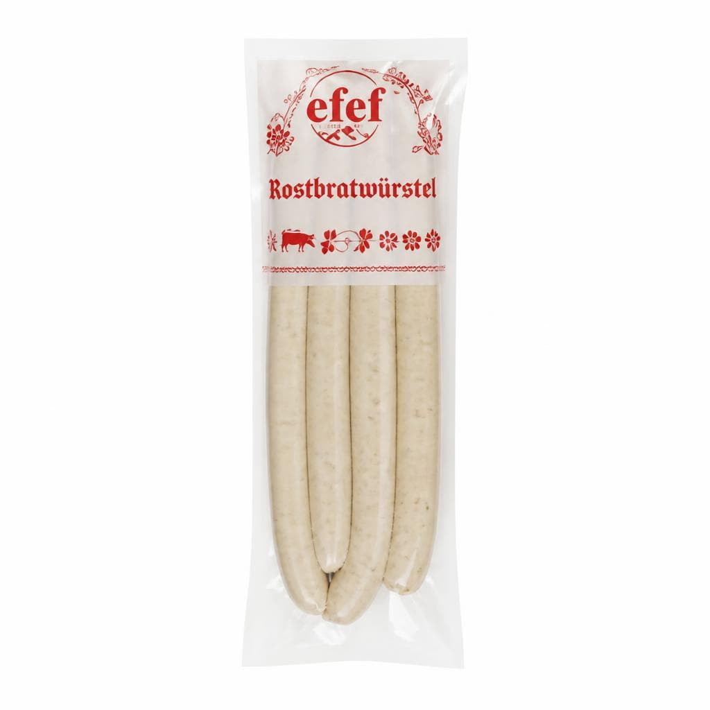efef Rostbratwürstel 200 g Packung Angebot bei Adeg