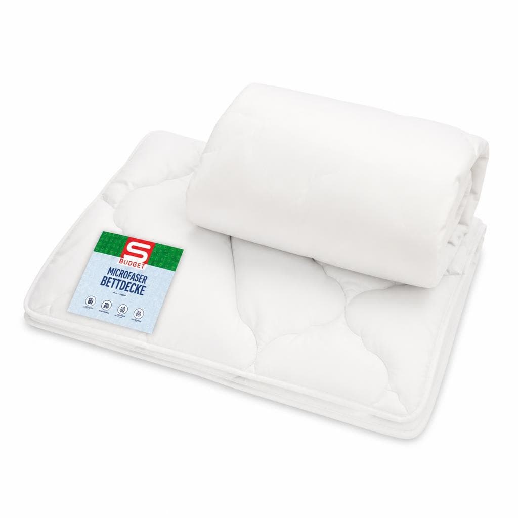 S-Budget Microfaser-Bettdecke, Gr. 140 x 200 cm – Maximarkt
