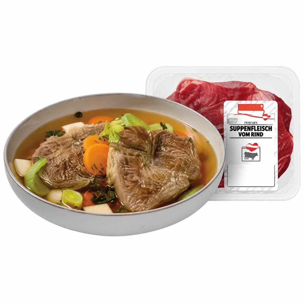 Wiesentaler Frisches Suppenfleisch vom Rind, 750 g – Lidl