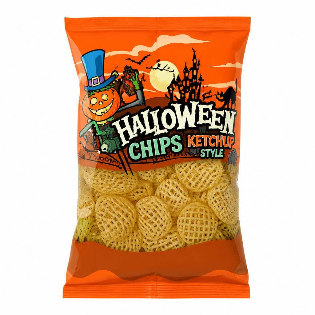 Halloween Chips, Sourcream 100 g, Cheese 110 g – Lidl