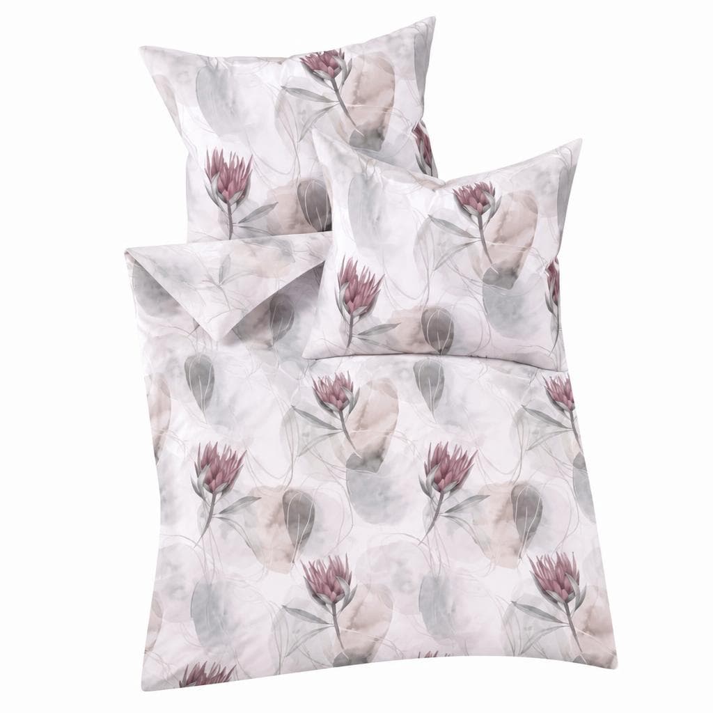Baumwoll-Satin Bettwäsche mit Zipp, 140 x 220 cm, 70 x 90 cm – Reiter