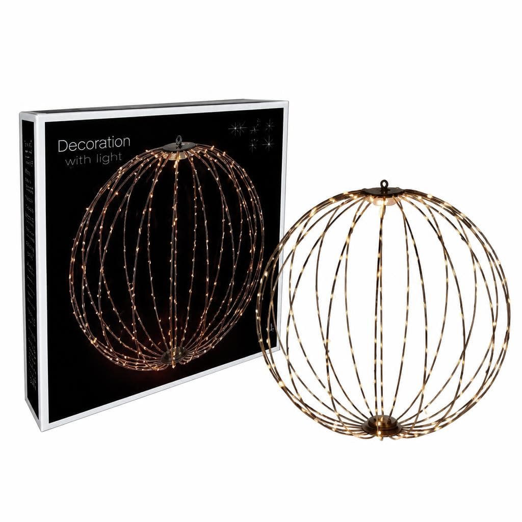 LED-Metallkugel, Ø ca. 40 cm – Penny