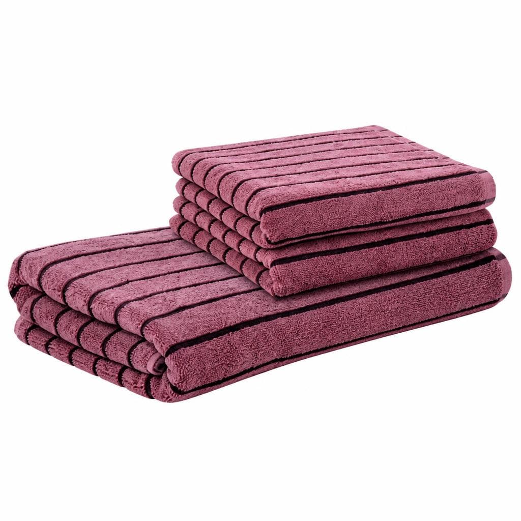 Streifen Frottier-Serie, Duschtuch: Gr. 70 x 140 cm oder Handtuch, 2 Stück: Gr. 50 x 100 cm – Hofer