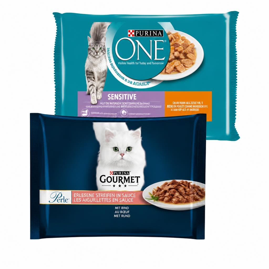 Purina One, Gourmet Perle oder A la Carte Katzennahrung, 4 x 85 g – Eurospar