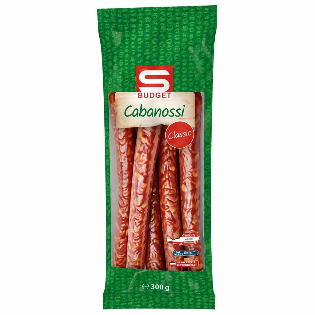 S-Budget Cabanossi Classic oder mit Käse, 300 g – Spar