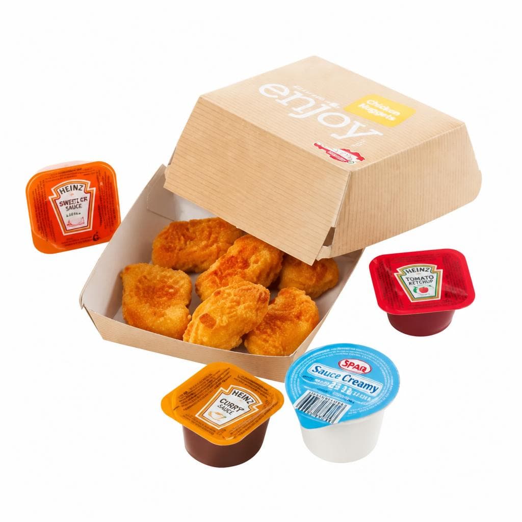 Chicken Nuggets mit Sauce, 6 Stück SPAR enjoy – Interspar