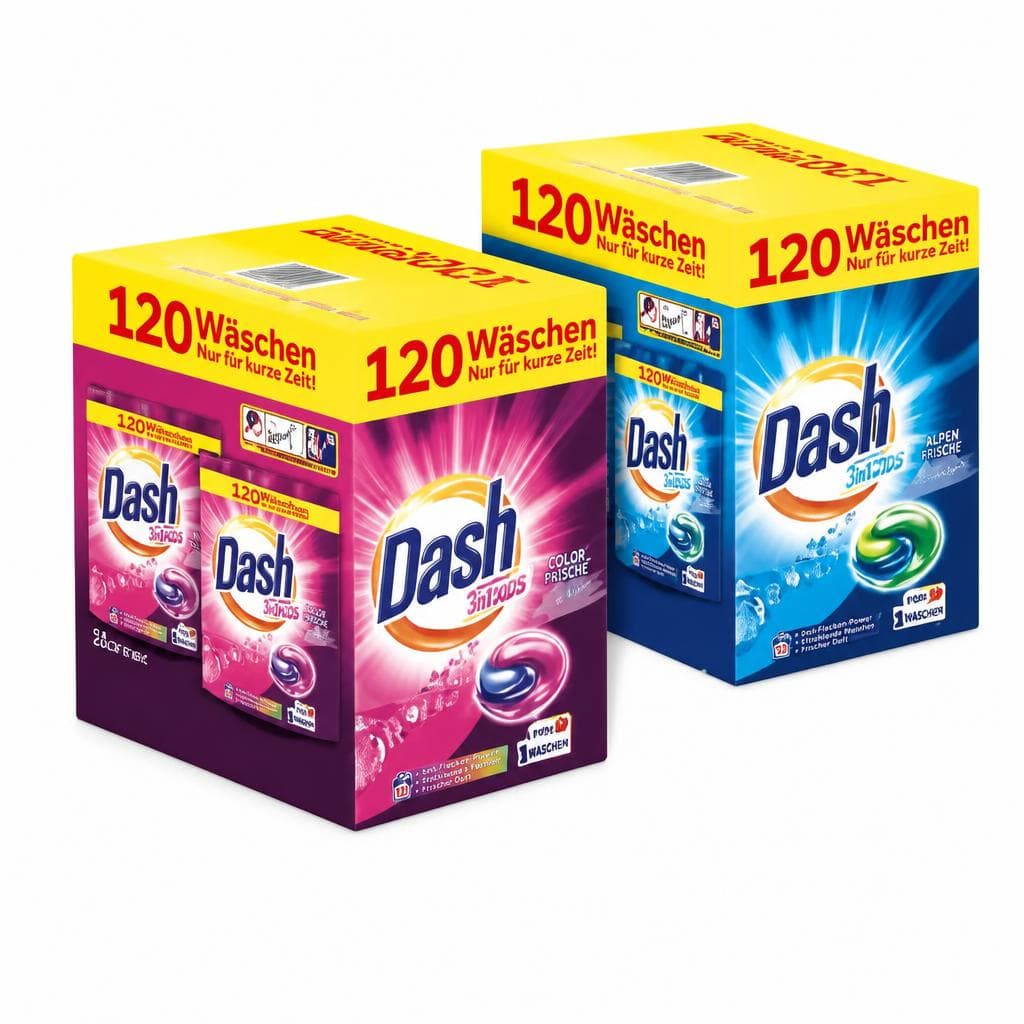 Dash Caps 3in1 Color Frische oder Alpen Frische, 120 Wäschen – Maximarkt