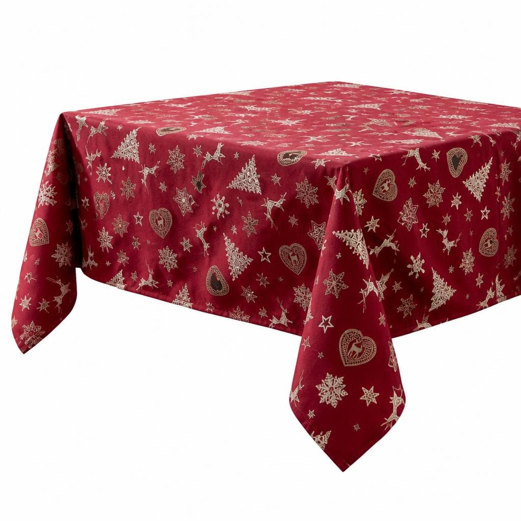 Bella Casa Jacquard-Tischdecke ca. 45x138 cm oder ca. 90x90 cm, ca. 45x138 cm oder ca. 90x90 cm – Norma