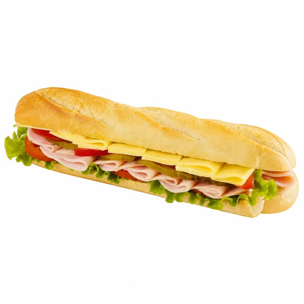 BILLA immer gut Baguette Schinken Käse groß, per Stück – Billa