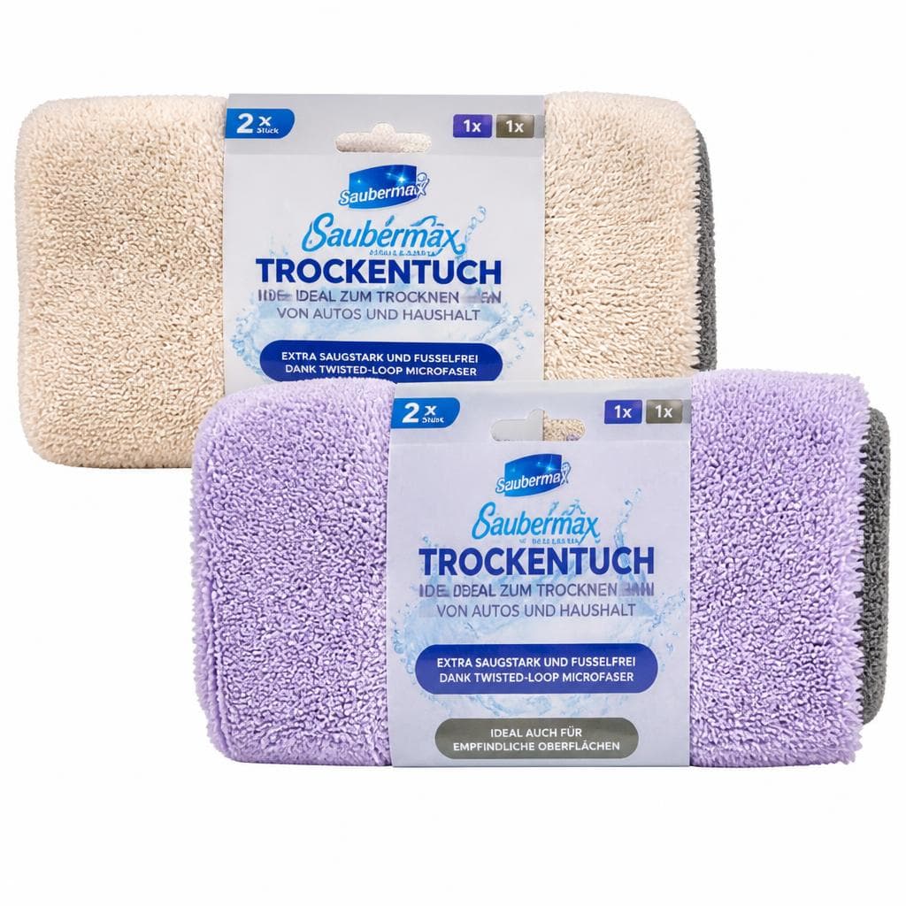 Quick Dry Trockentuch, 2er Pack Saubermax – Norma