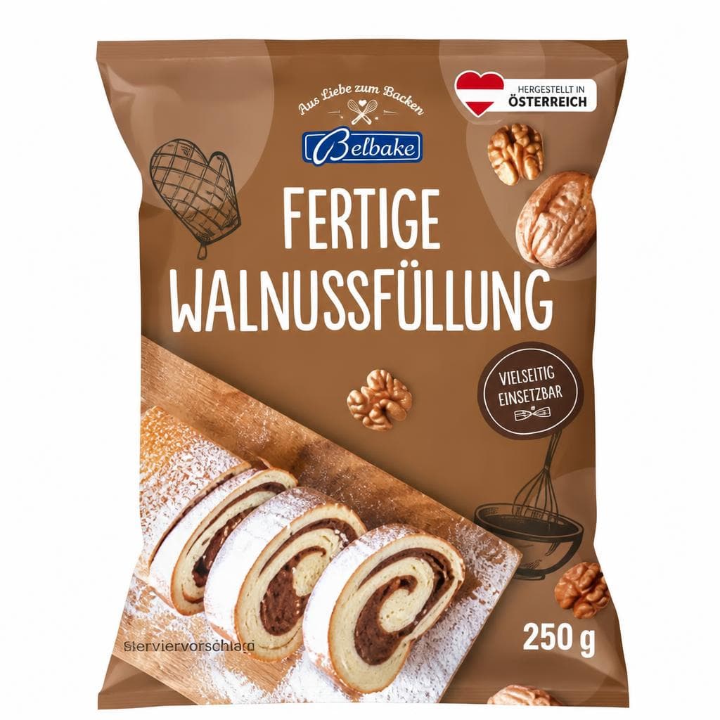 Belbake Fertige Walnussfüllung, 250 g – Lidl