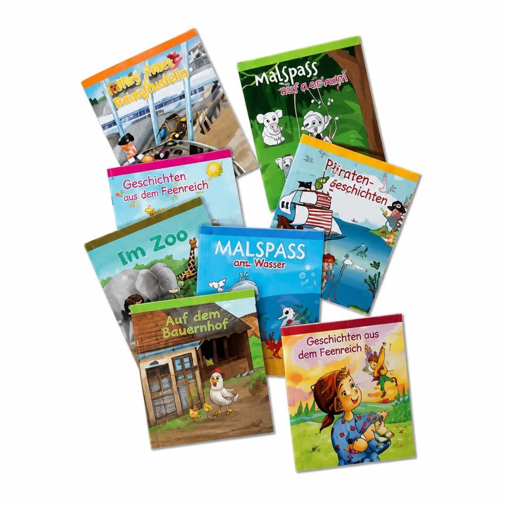 Minibuch-Set, 8 Stk. – Hofer