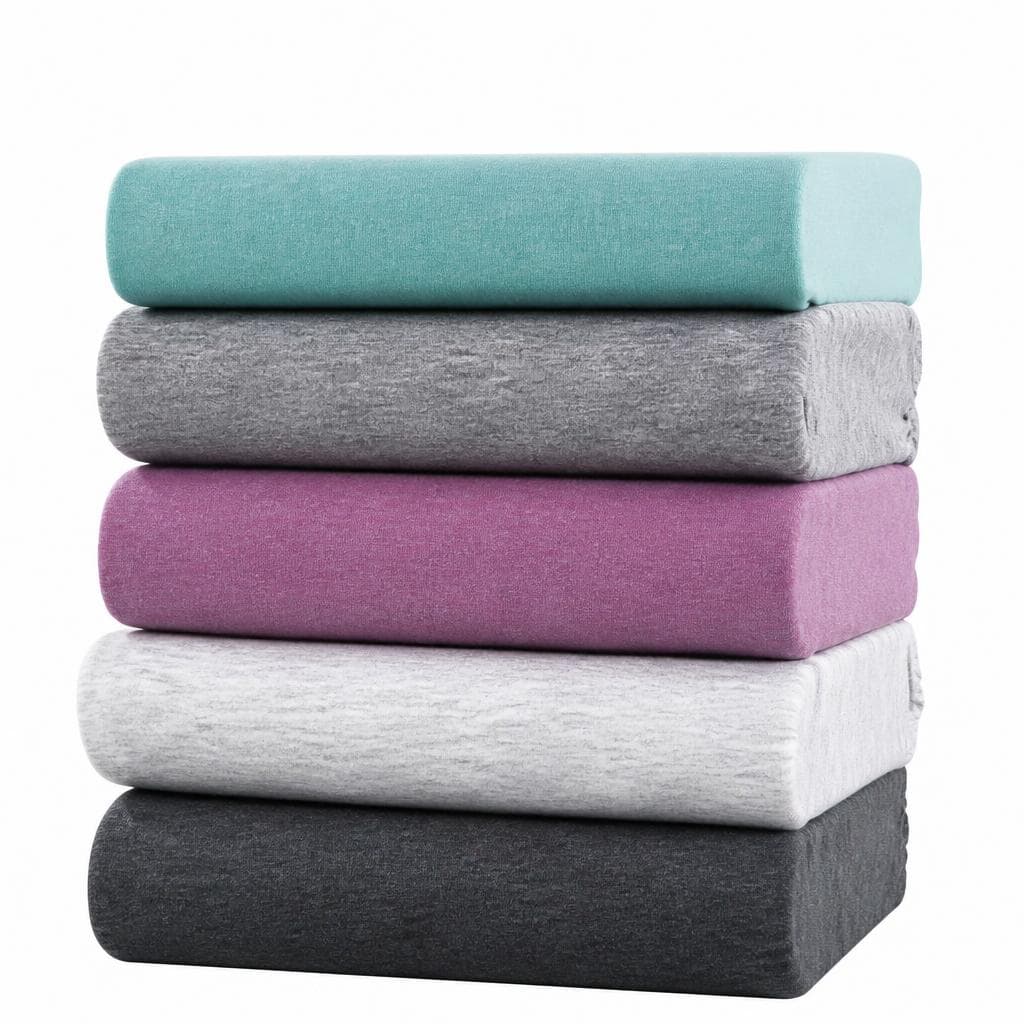 Jersey-Melange-Spannbetttuch, ca. 180-200 x 200 cm DREAMTEX – Norma