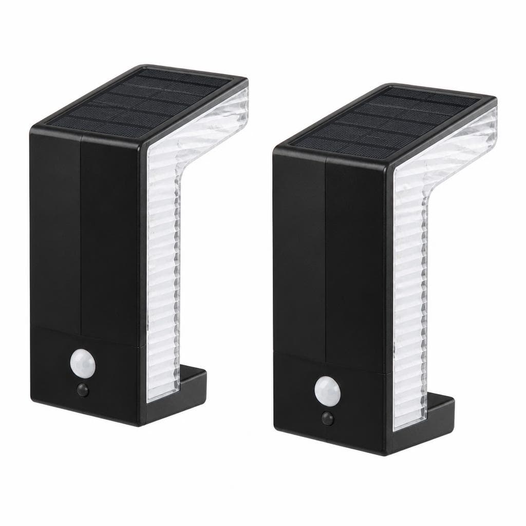LED-Sensor-Solar-Wandleuchte 2er-Set goodlight Angebot bei Norma