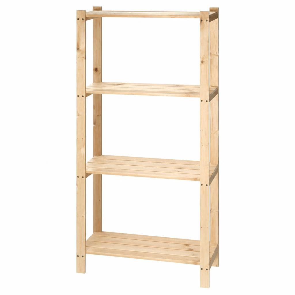 Nadelholzregal, 4 Spanplattenböden, H x B x T: 170 x 75 x 30 cm – Bauhaus