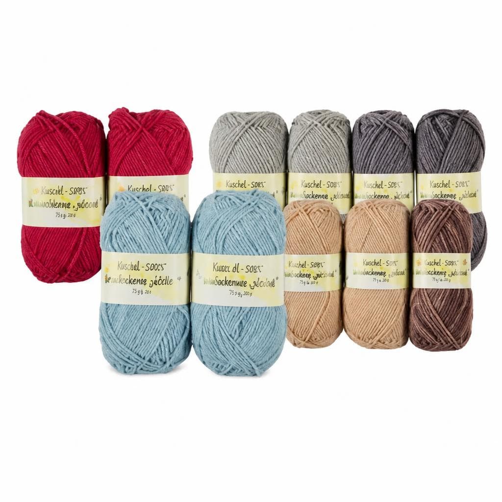 Woll-Sortiment Kuschel-Sockenwolle 2er-Pkg, je 75 g Angebot bei Penny