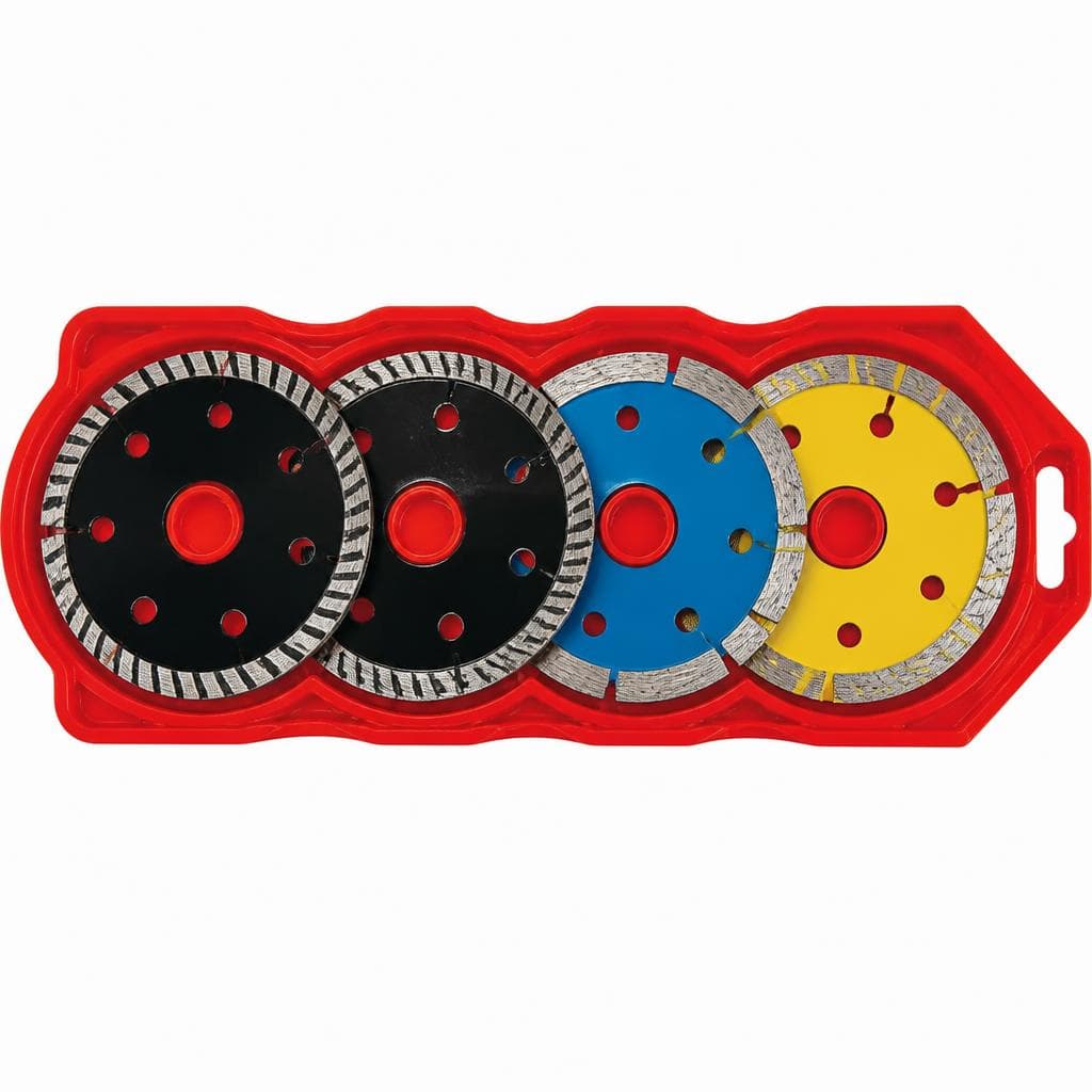 Diamant-Trennscheiben-Set, 4-tlg. KRAFT WERKZEUGE – Norma