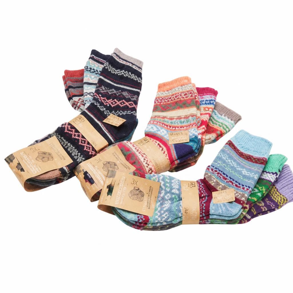 HATS Damen Wollsocken, 3er-Packung – Eurospar