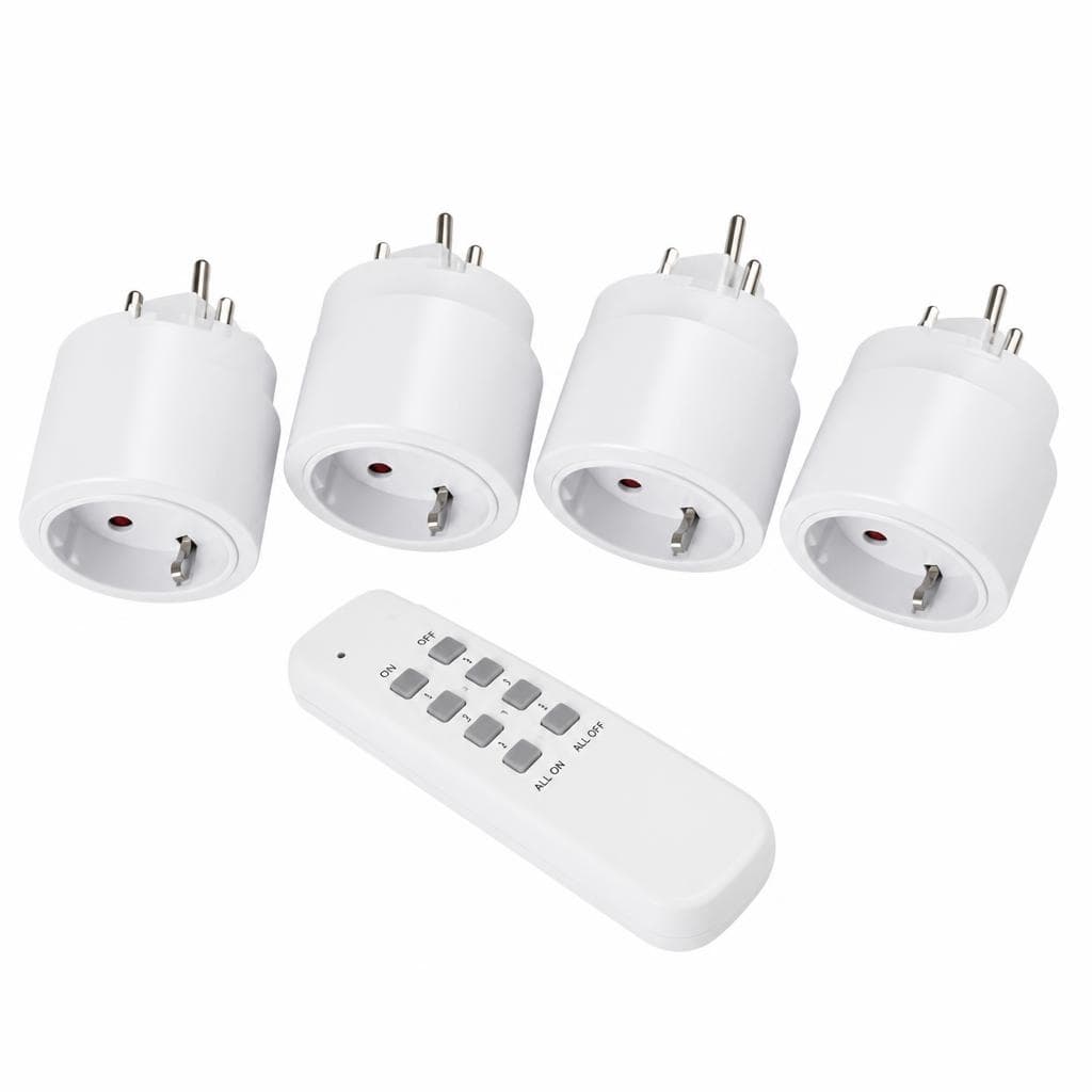 Funksteckdosen-Set, 4-tlg. Power – Norma