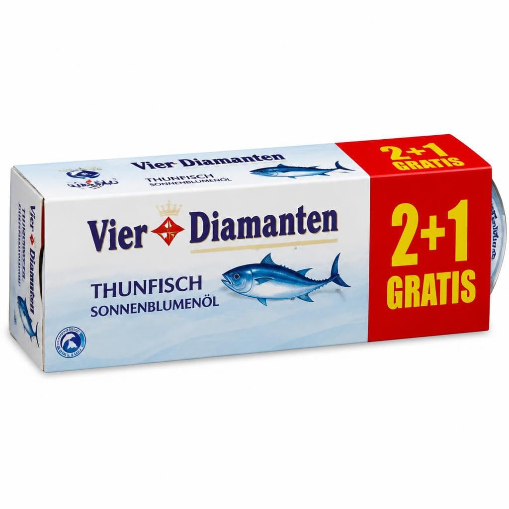 Thunfisch, 3x 195 g Vier*Diamanten – Maximarkt