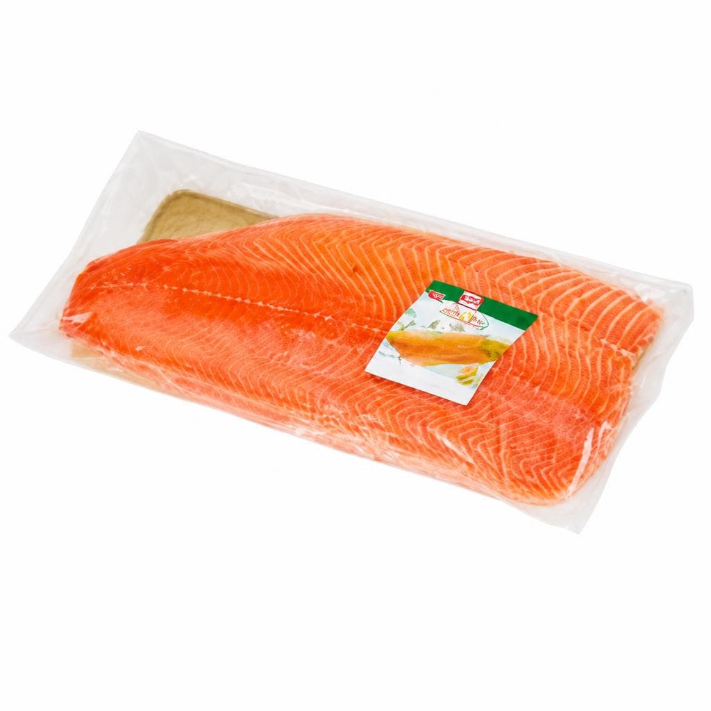 Lachsfiletseite frisch, ca. 1-kg-Filet, per Kilo S-Budget – Spar
