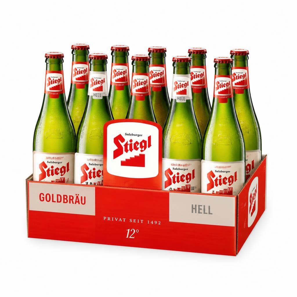 Stiegl Goldbräu od. Hell, 0,33 Liter Einweg – Billa