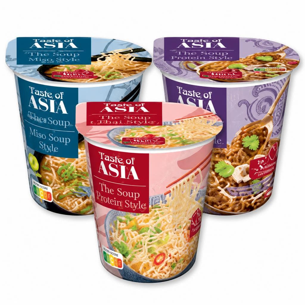 Taste of Asia Bechergerichte, 44 g/55 g/58 g – Penny