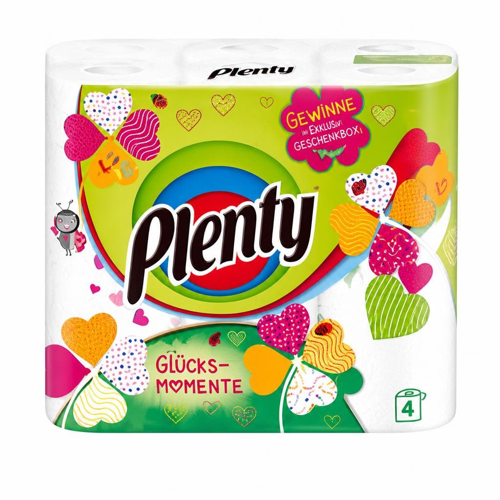 Plenty Küchenrolle, 6er/8er oder 4er – Eurospar