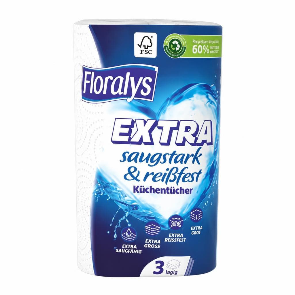 Floralys Küchentücher, 100 Blatt – Lidl