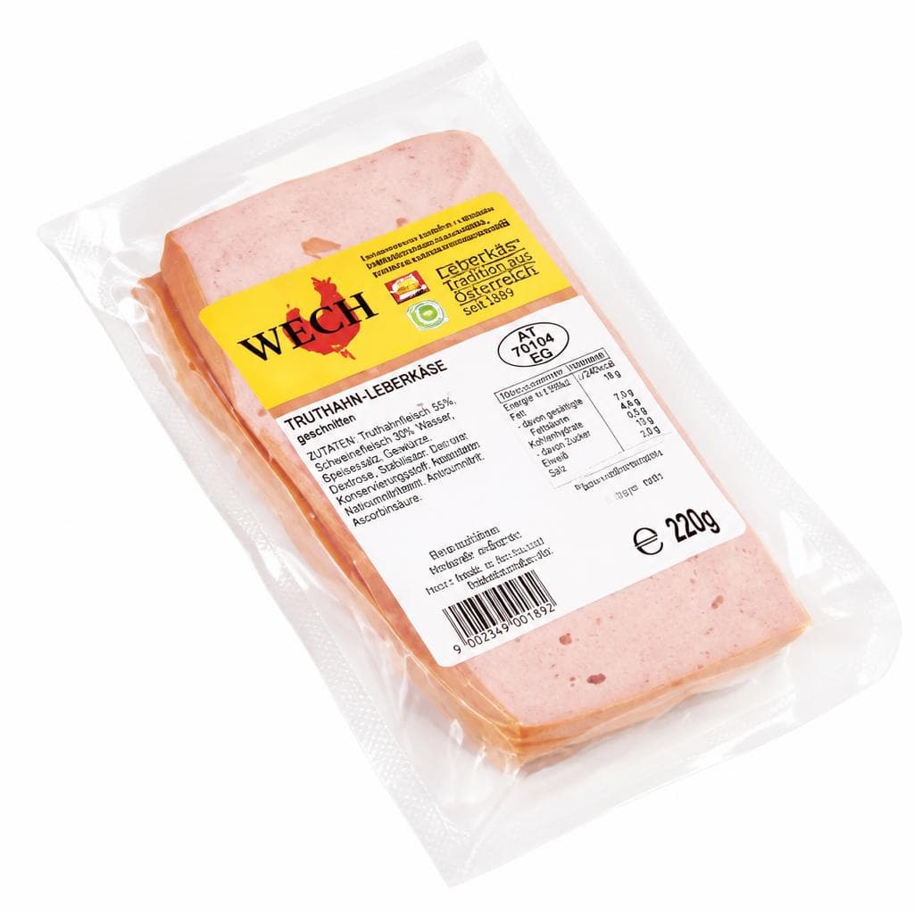 Truthahn-Leberkäse, 220 g – Maximarkt