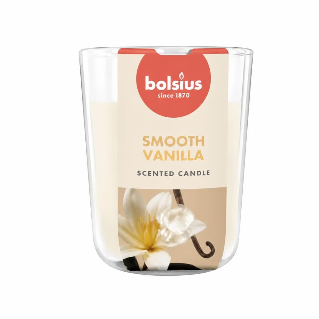 Bolsius Duftglas klein True Scents, H 80 x B 73 mm – Müller