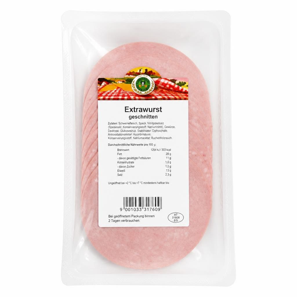 Extrawurst geschnitten, 500 g Johann Nemetz – Norma
