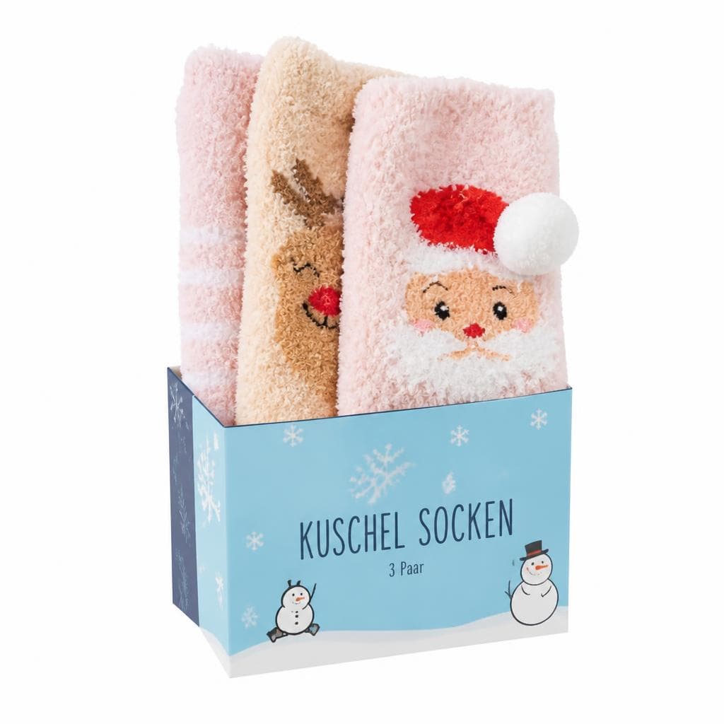 Kuschelige Damen Winter Accessoires Socken, 3er Pack CASHMERA – Interspar